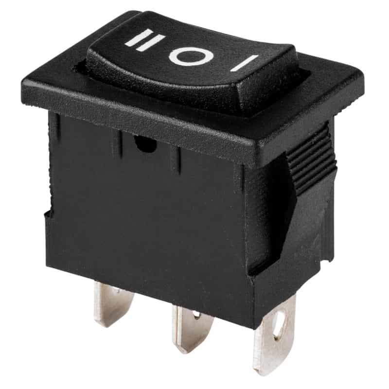 Parts Express Spdt Miniature Rocker Switch Center Off