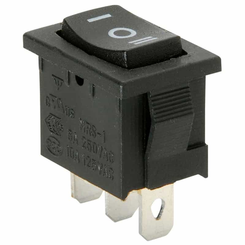Parts Express Spdt Miniature Momentary Rocker Switch Center Off