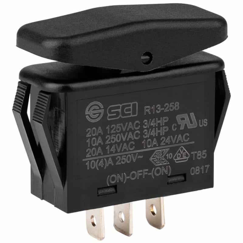 Surf And Turf Guardian Spdt Momentary Ip66 Marine Rocker Switch