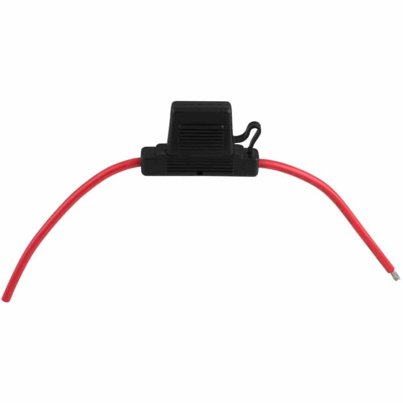 In-Line Maxi Blade Fuse Holder With 8 Awg Wire Leads