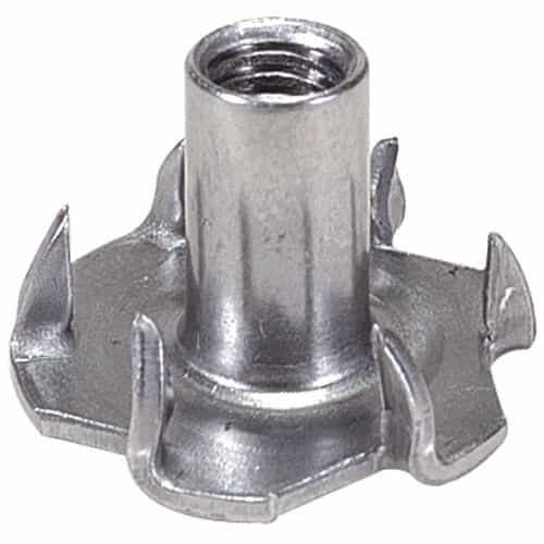 #10-32 Deluxe 6-Prong T-Nuts 50 Pcs