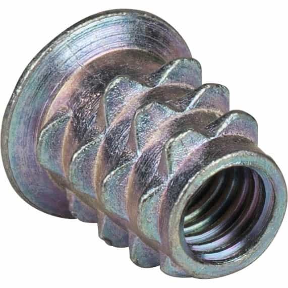 Parts Express Hex Drive M6 Barbed Body Insert Nuts 20 Pcs