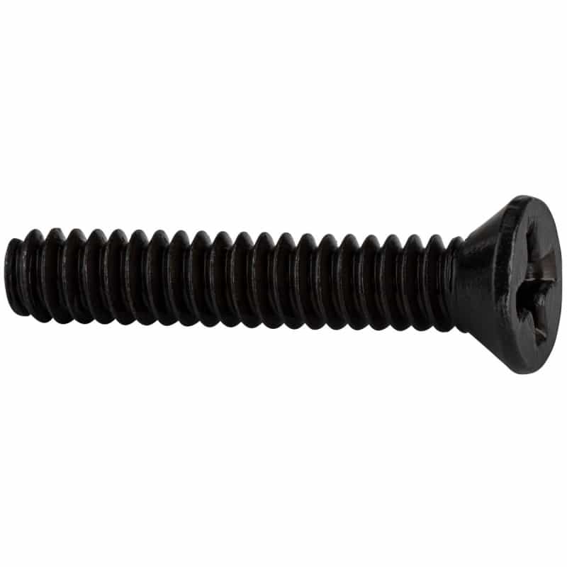 #4-40 X 5/8" Machine Screw Black Oxide - 100 Pcs