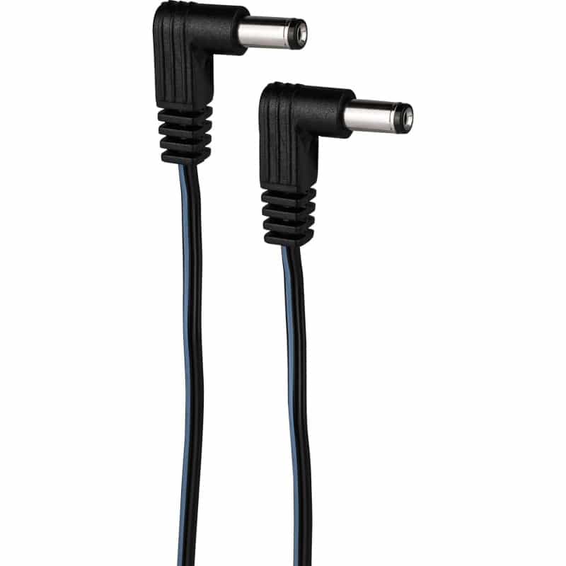 2.1 X 5.5Mm Dc Right Angle Male To Male Extension Cable 22 Awg 1 Ft