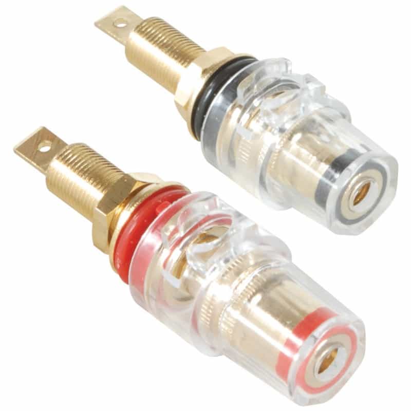 Dayton Audio Bpfi-G Fully Insulated Binding Post Banana Jack Pair Gold