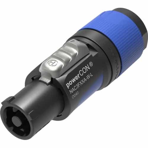 Neutrik Nac3fxxa-W-L Powercon Xx Series Power-In Female Cable Connector For 10 To 16Mm Cable