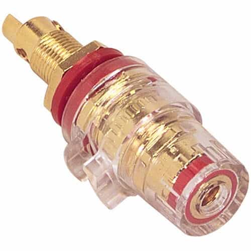 Wbt 0735R Topline Fully Insulated Binding Post Banana Jack Red