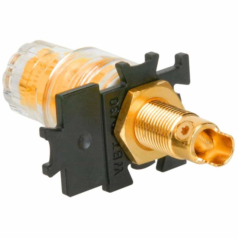 Wbt 0735W Topline Fully Insulated Binding Post Banana Jack White