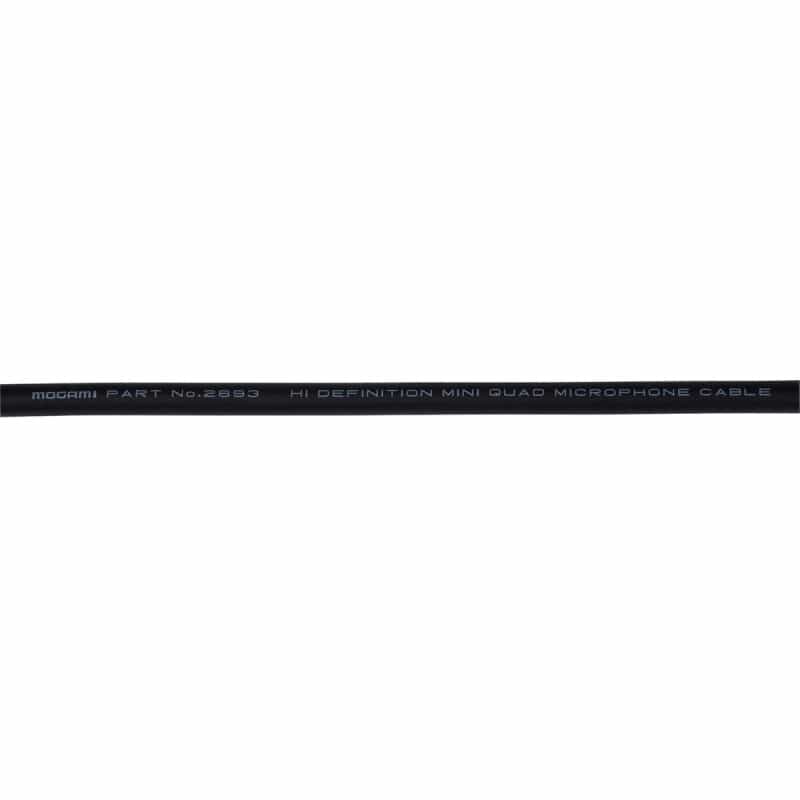 Mogami W2893 Miniature Neglex Quad High Definition Microphone Signal Cable 1 Ft