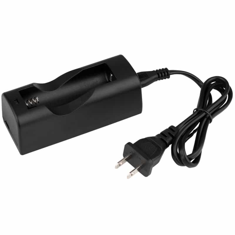 Single Slot Li-Ion Battery Charger For 18650 3.7V Rechargeable Battery