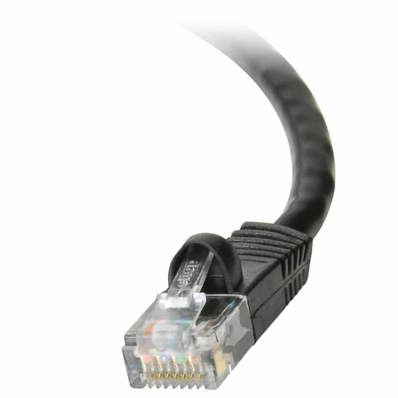 Cat 6 Computer Network Patch Cable 550 Mhz 25 Ft. Black