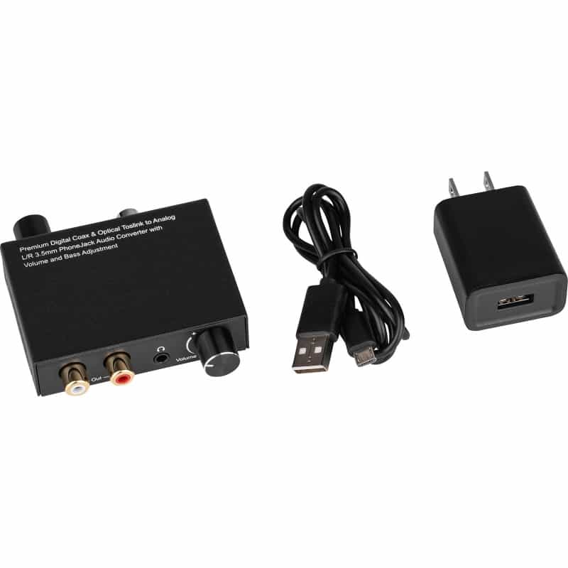 Digital To Analog Converter With Volume And Bass Control
