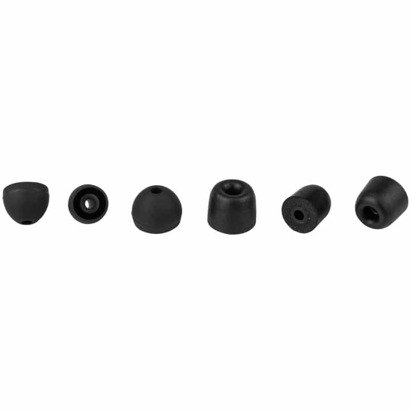 Talent Tip-Fk Foam & Silicone Tip Fit Kit For In-Ear Monitor Earphones Earbuds - 6 Pair Mixed Sizes