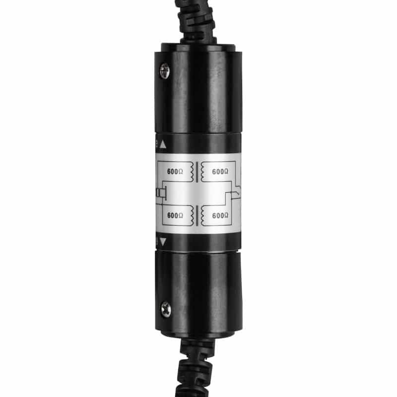 Professional Grade Audio Ground Loop Noise Eliminator 3.5Mm Male To Female 600 Ohm