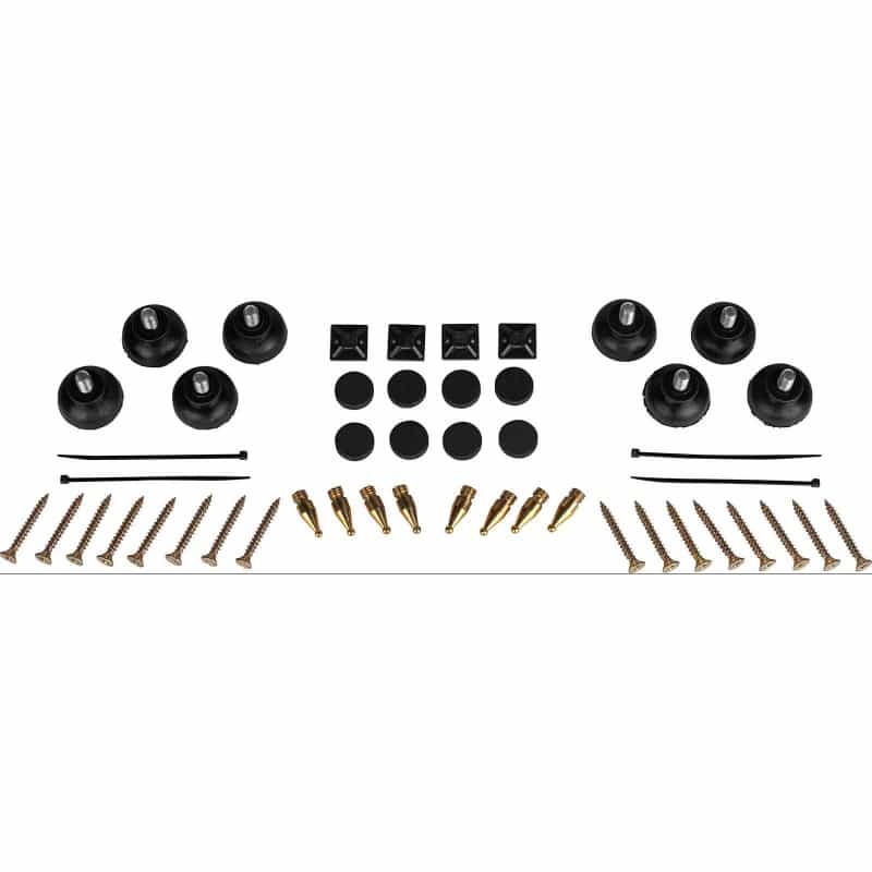 Dayton Audio 28" Universal Wood Speaker Stand Pair, Walnut