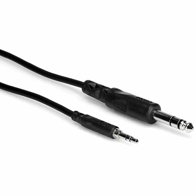 Hosa Cms-110 3.5Mm Trs To 1/4" Trs Stereo Interconnect 10 Ft
