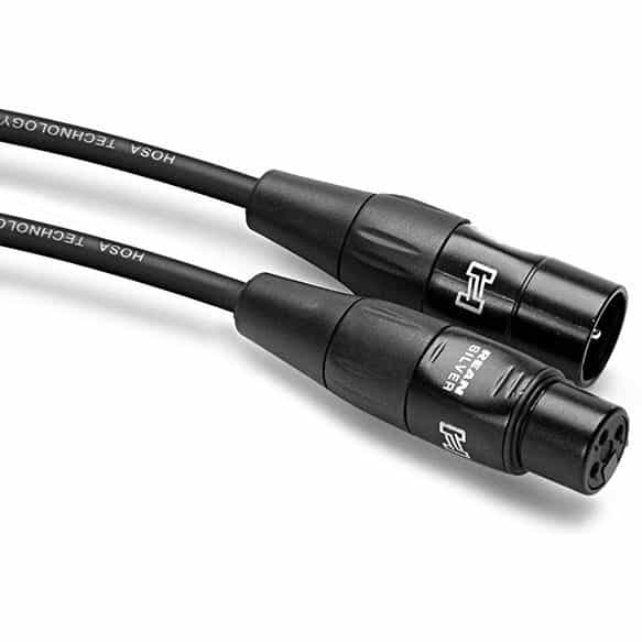 Hosa Hmic-030 Rean Xlr3f To Xlr3m Pro Microphone Cable 30 Ft