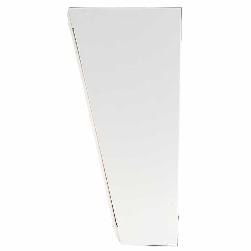 Quam System 3 8" Wall Mount Slanted Speaker 5W-25/70V White