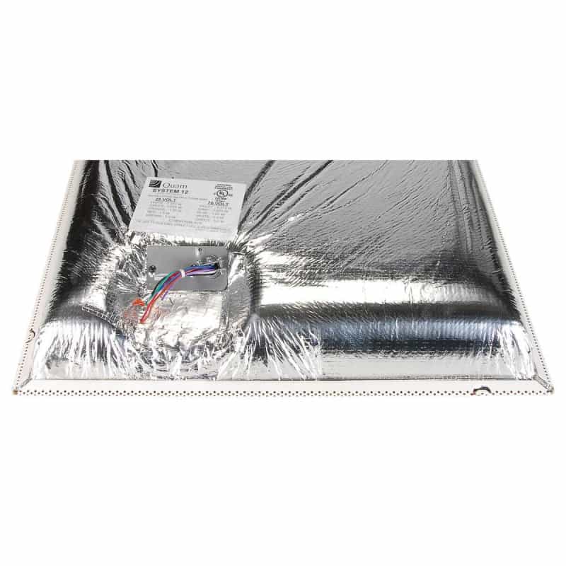 Quam System 12 24" X 24" Lay-In Ceiling Tile Speaker 5W-25/70v