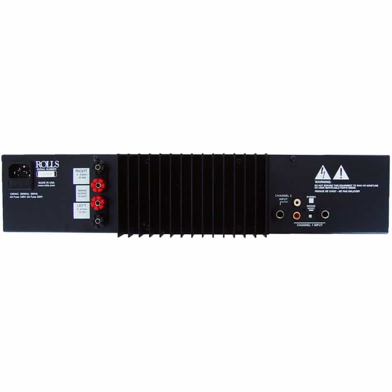 Rolls Ra2100b Power Amplifier 2U Rack Mount 2 X 100W At 4 Ohms / 200W At 70v
