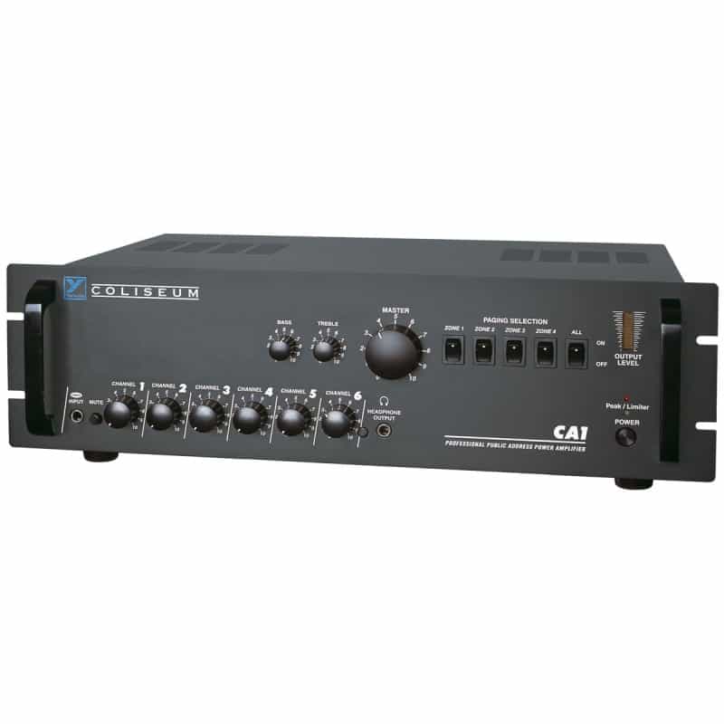 Yorkville Ca1 Coliseum Series 120W Installation Mixer / Power Amplifier 70V / 4 Ohm