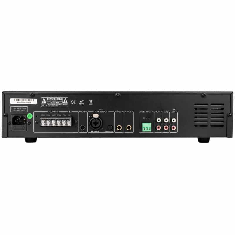 Dayton Audio Da60r 60W 70V Rack Mixer-Amplifier With (10) 8" Ceiling Speaker Plus Tile Bridge