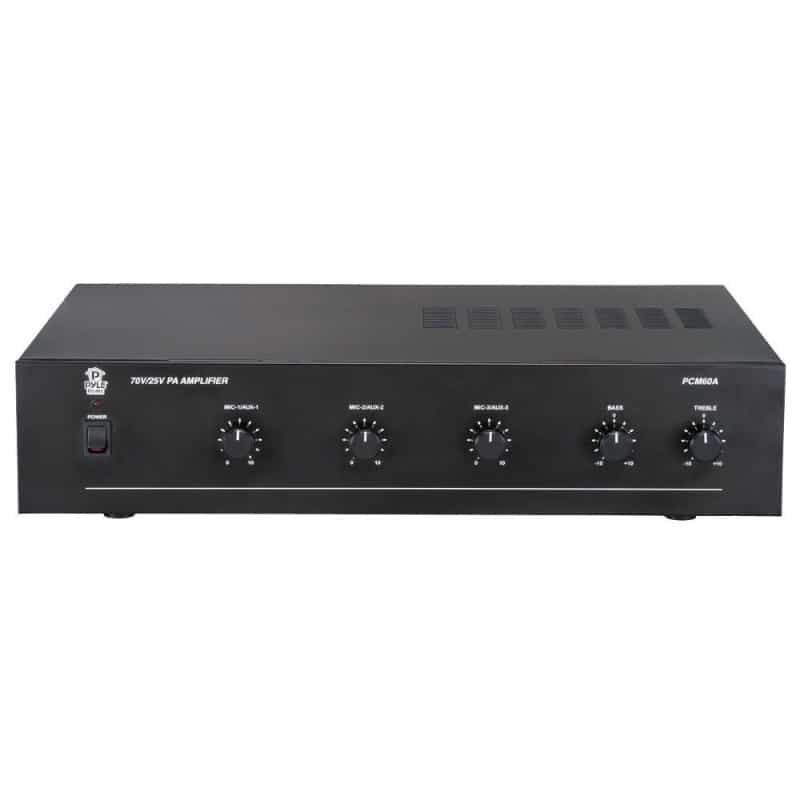 Pyle Pcm60a 100 Watt Power Amplifier W/25 & 70 Volt Output