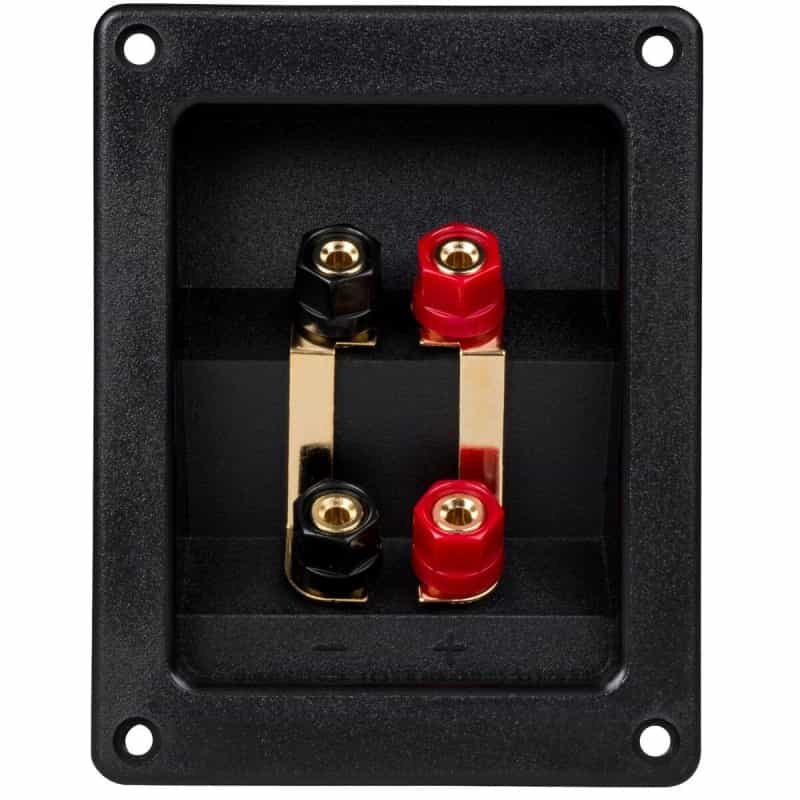 Parts Express Gold Plated Bi-Amp Speaker Wire Terminal Cup Binding Post Banana Jack