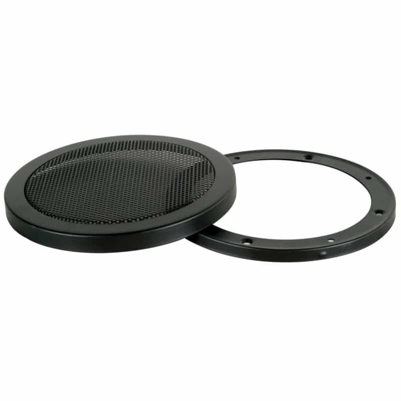 Parts Express Steel Mesh 2-Piece Grille For 6-1/2" Speaker Black