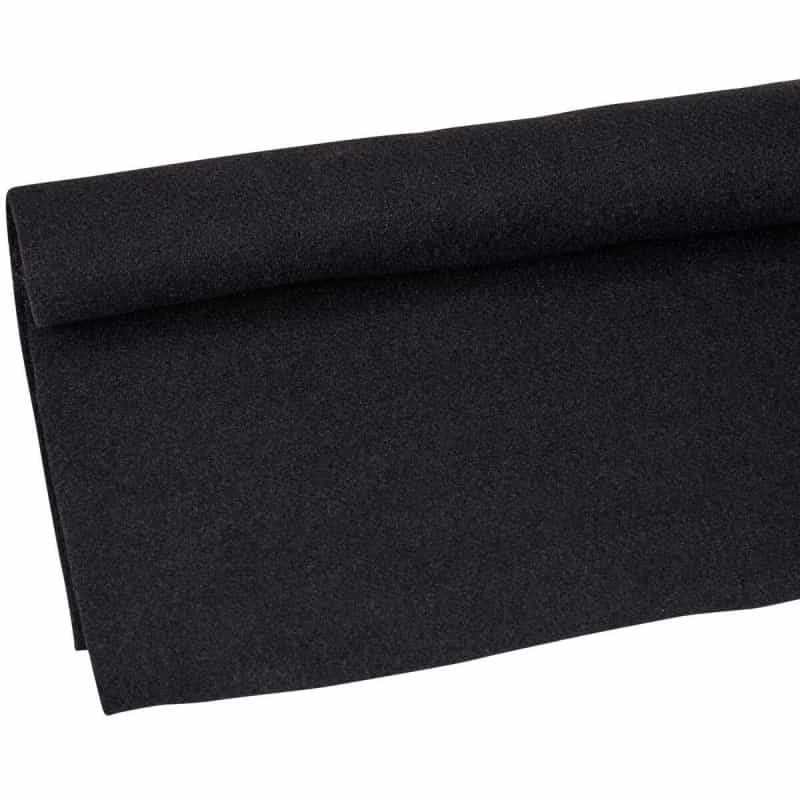 Speaker Cabinet Carpet Jet Black Yard 54" Wide