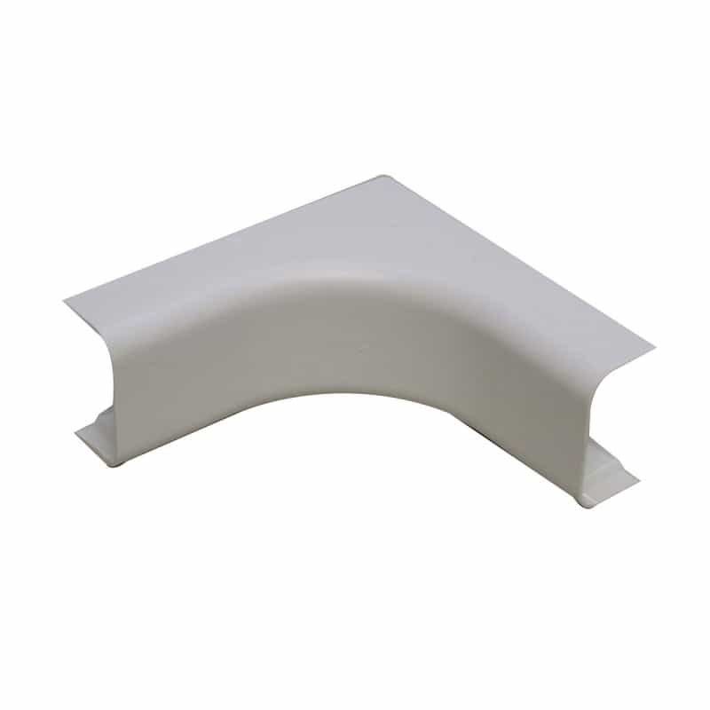 Quest Fic-42412 Raceway Inside Corner 1" White 2 Pcs