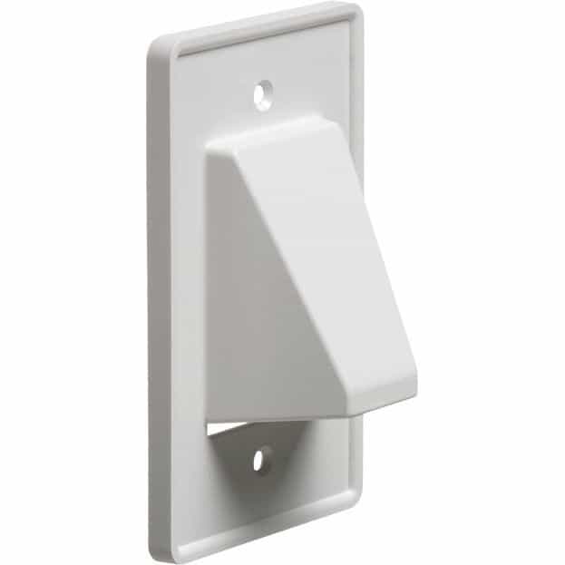 Arlington Industries Ce1 Single Gang Reversible Low Voltage Cable Entrance Plate