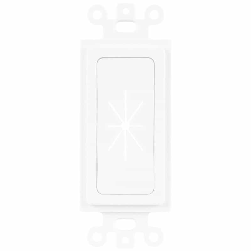 Datacomm 45-0016-Wh Decor Insert Withflexible Opening - White
