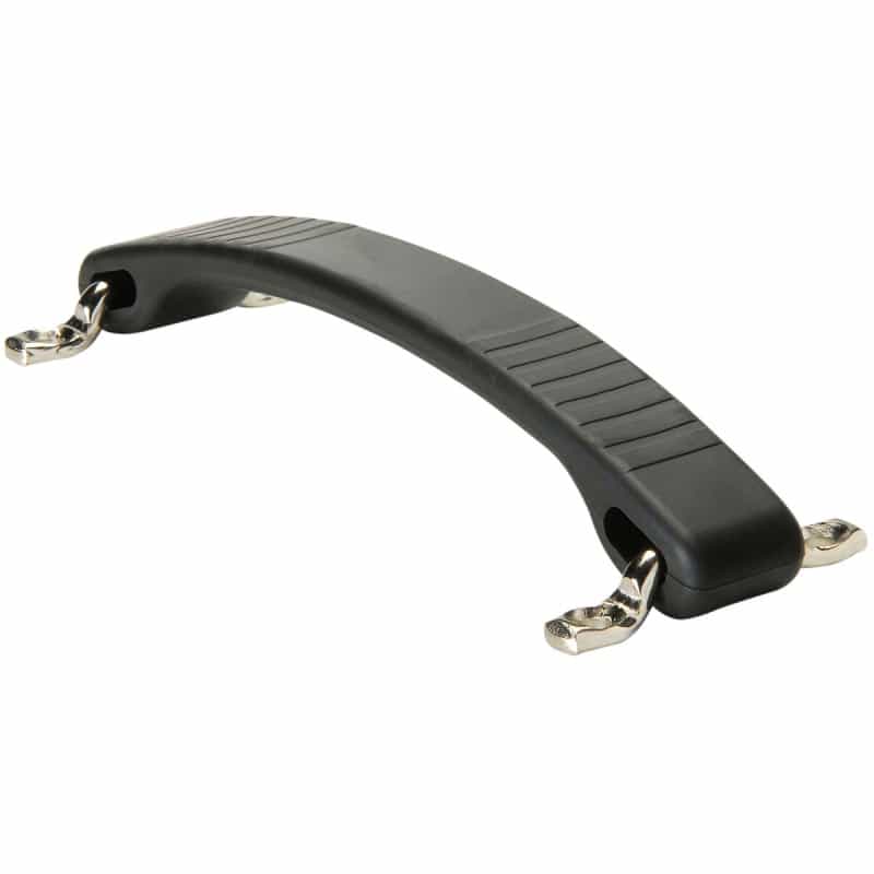 Penn-Elcom 0394Bk Black Rubber Strap Handle 7" X 1"