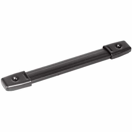 Penn-Elcom H1014k Extra Wide Strap Handle Black End Caps