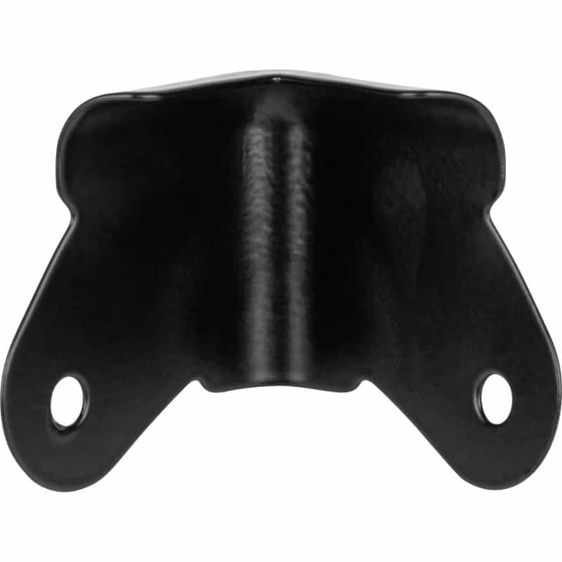 Metal 2-Leg Cabinet Corner Black 16 Pcs