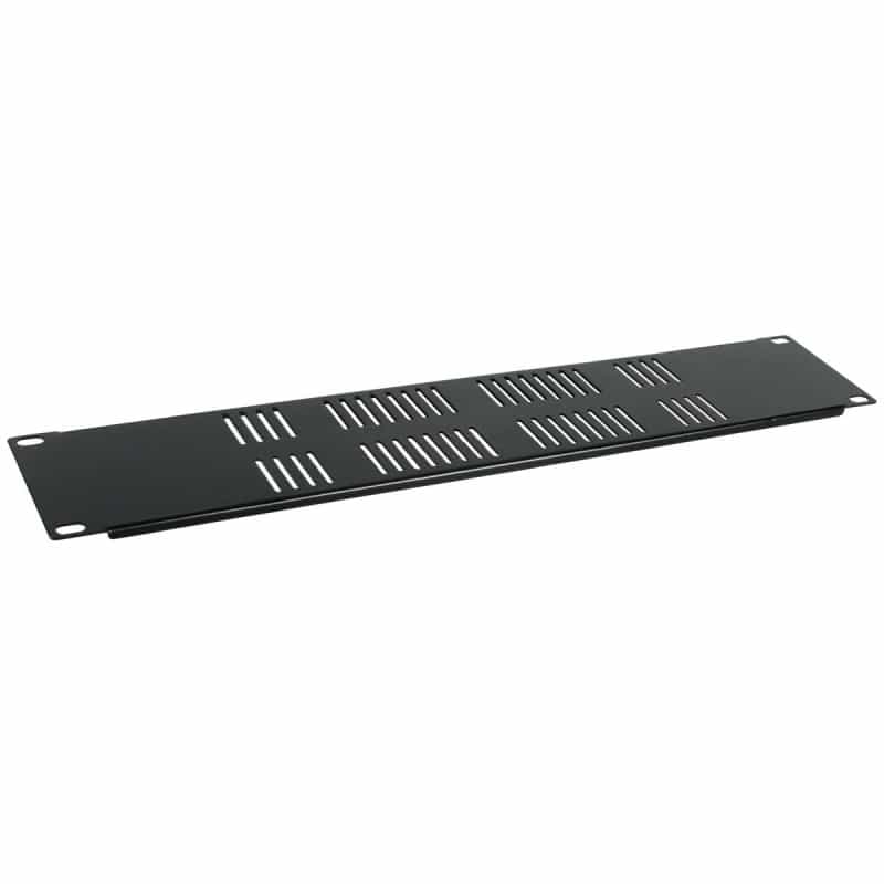 Slot Vented Rack Panel 2U With Flanges