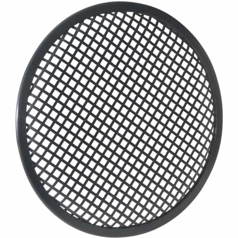 Parts Express Heavy Duty 15" Waffle Style Black Steel Speaker Grille With Rubber Edge