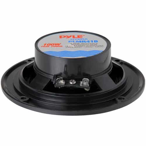 Pyle Plmr41b 4" Dual Cone Waterproof Speaker Pair Black