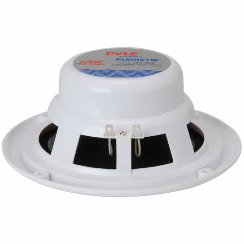Pyle Plmr61w 6.5" Waterproof Marine Speaker Pair White