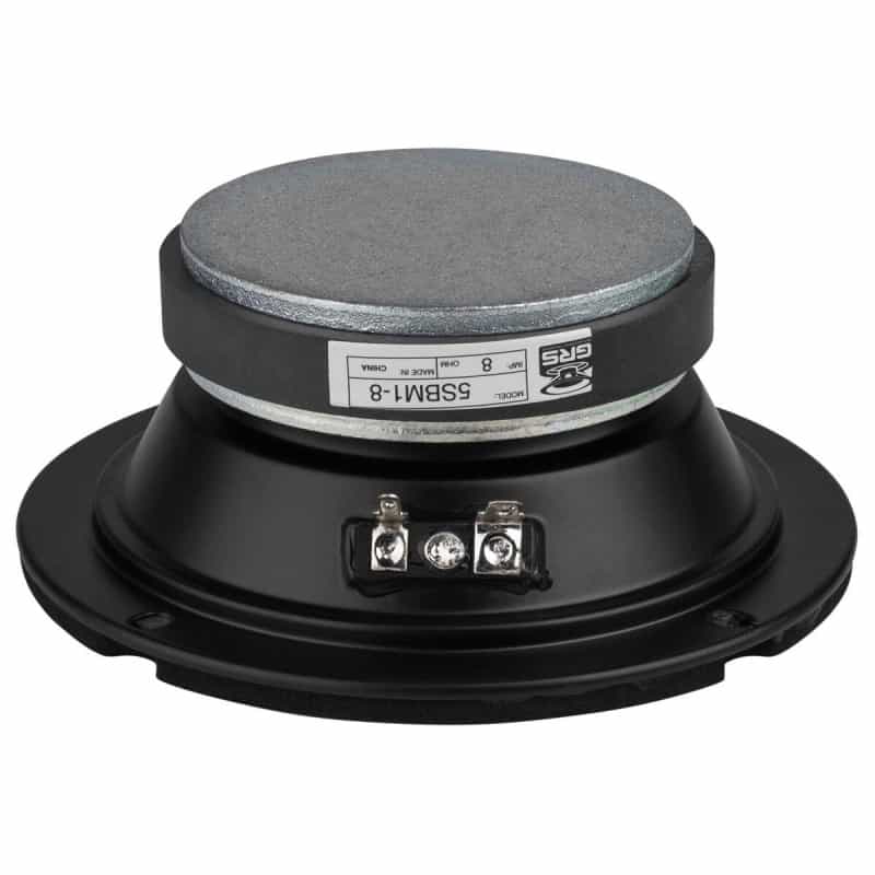 Grs 5Sbm1-8 5-1/4" Sealed Back Midrange With 1" Voice Coil 8 Ohm
