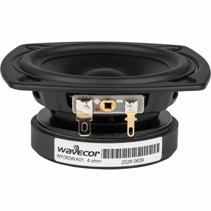 Wavecor Wf090wa01 3-1/2" Paper Cone Mid-Woofer 4 Ohm