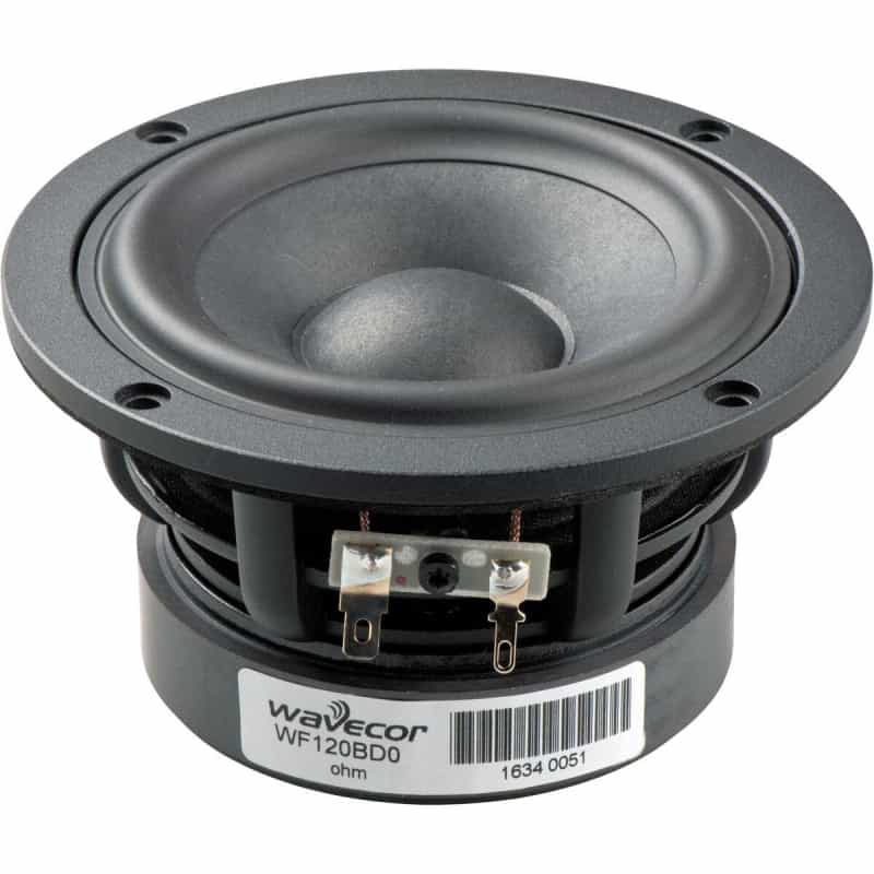 Wavecor Wf120bd05 4-3/4" Balanced Drive Paper/Glass Fiber Cone Mid-Woofer 4 Ohm