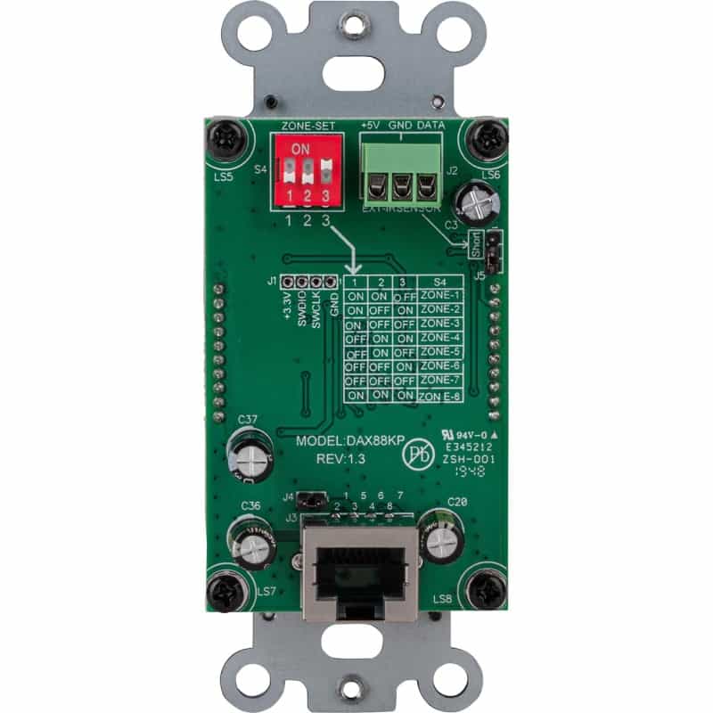 Dayton Audio Dax88kp In-Wall Control Keypad For Dax88