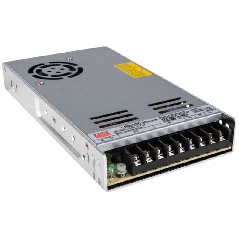 Mean Well Mw Lrs-350-48 48V 7.5A 350W Regulated Switching Power Supply Ac Adapter With Power Cables