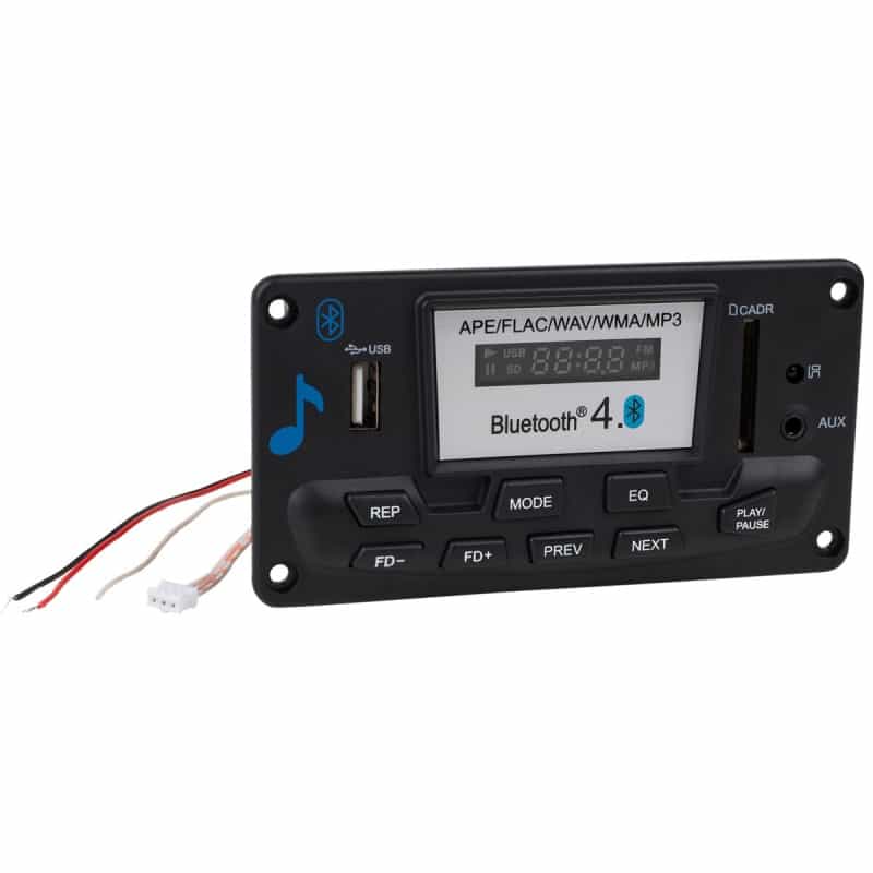 12 Vdc Bluetooth 4.0 Fm Radio Mp3 Wav Flac Audio Preamp Board With Function Cables And Remote