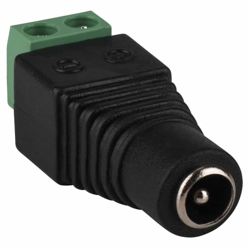 2.1 X 5.5Mm Dc Coaxial Power Jack To Screw Terminals