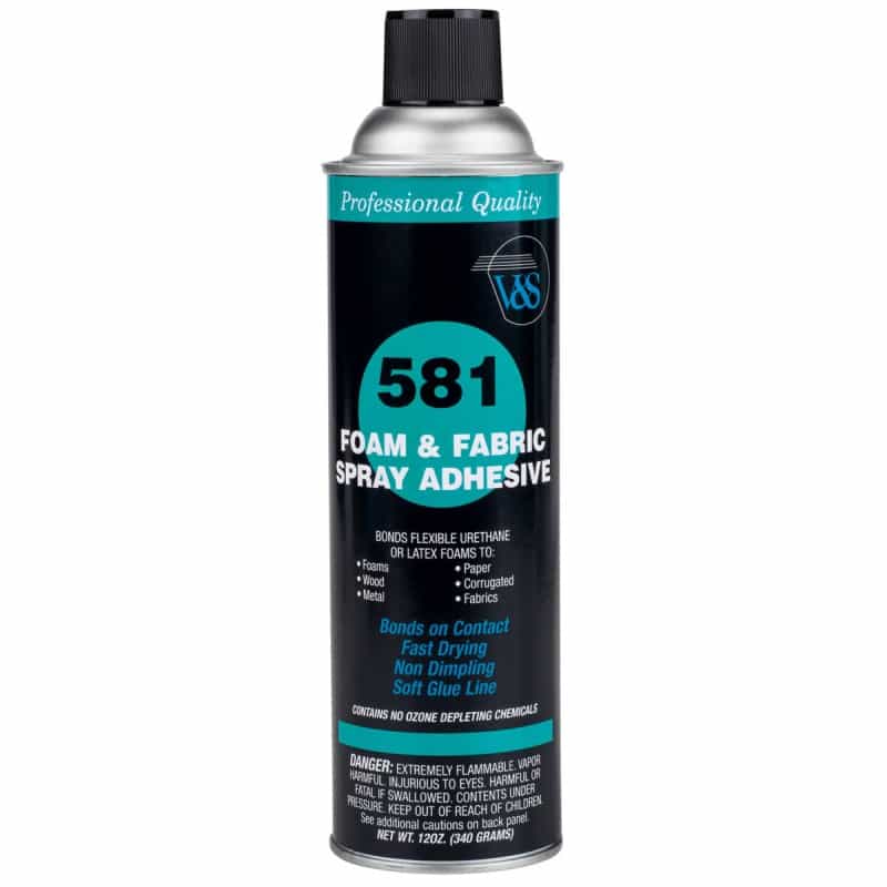 V&S #581 Foam & Fabric Spray Glue Adhesive 12 Oz