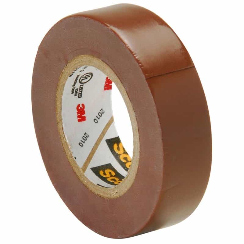 3M 35 Brown Electrical Tape 1/2" X 20 Ft