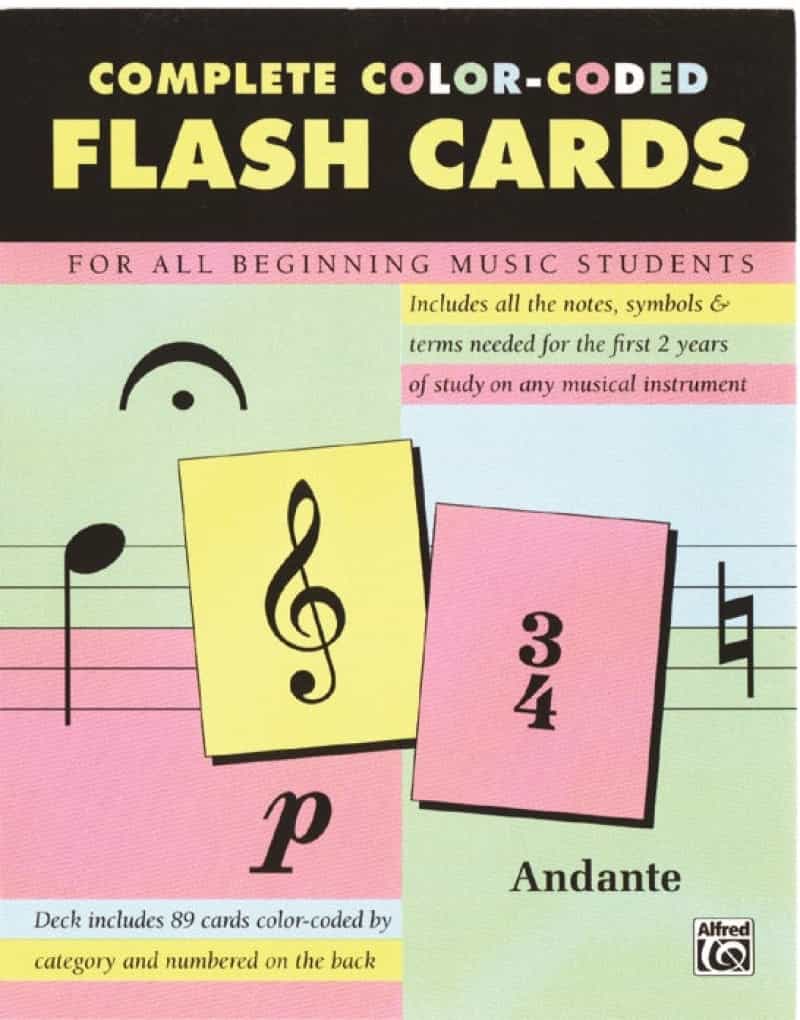Color Coded Flash Cards